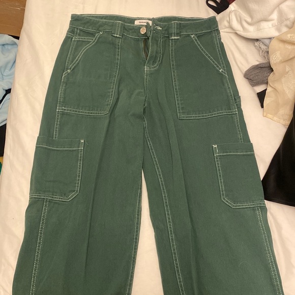 Garage green cargo pants - Picture 1 of 2